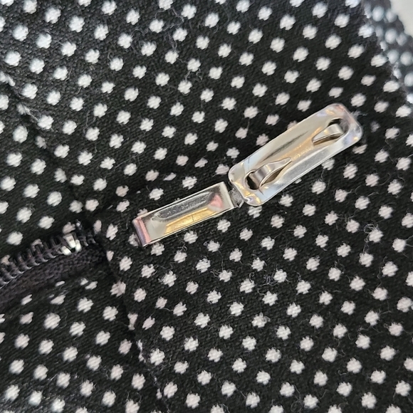 Chocolate black and white polkadot dress pant size medium - Picture 5 of 6